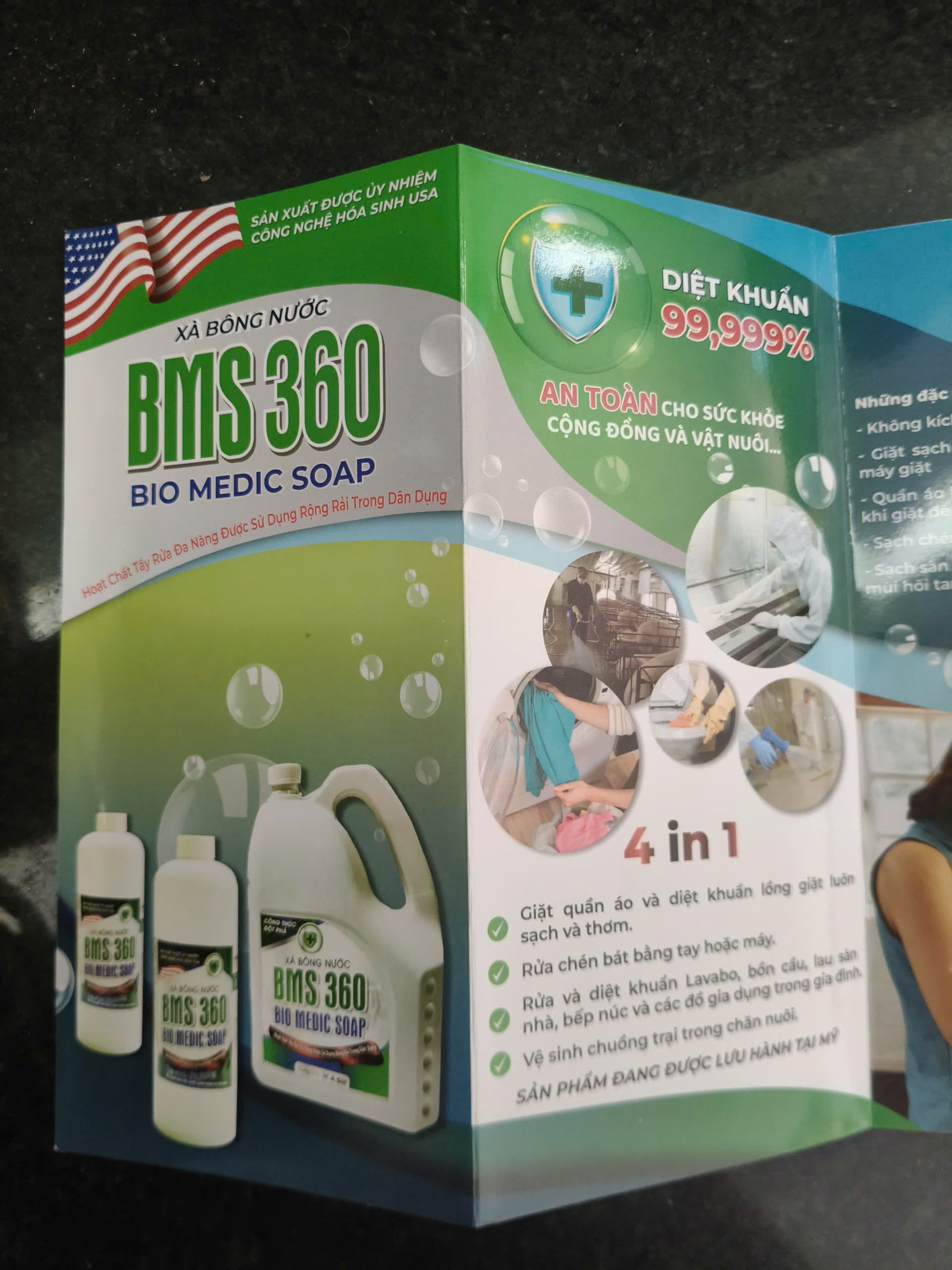 Xà bông nước BMS 360 4